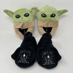 BOGO Disney Star‎ Wars Mandalorian Baby Yoda NEW Darth Vader Slippers Shoes Kids